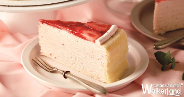 草莓控一定要知道！貴婦千層Lady M推出草莓季限定「草莓香緹千層蛋糕」，再加碼推出「草莓閃電泡芙、草莓千層酥」。