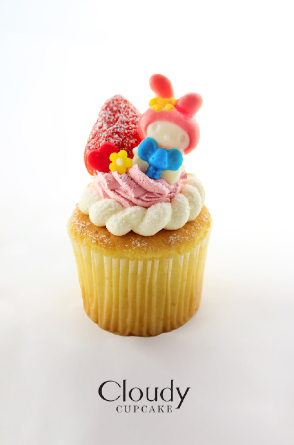 Cloudy Cupcake X My Melody首度聯名！美樂蒂「萌甜點」出擊！女孩間的祕密甜點！