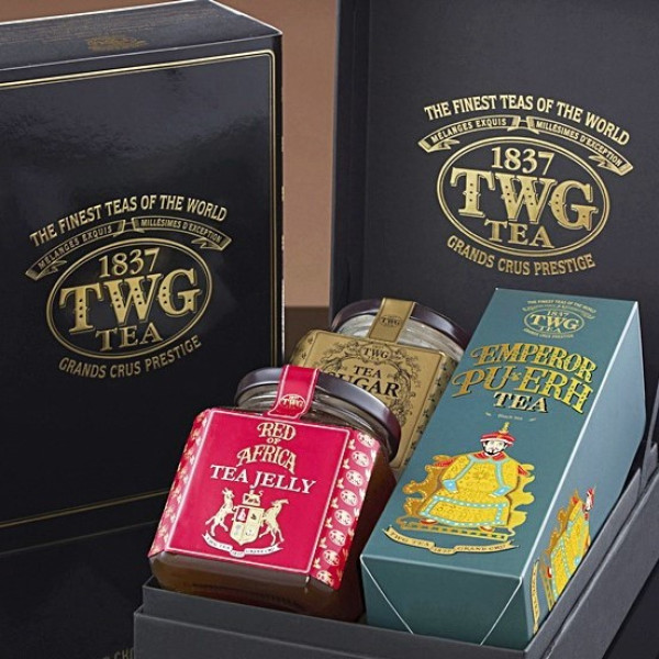 挑戰最有質感端午禮盒！TWG Tea推出頂級「帝王普洱」訂製禮盒，再加碼專屬「特製茶香果凍」一秒擄獲時尚控的心。
