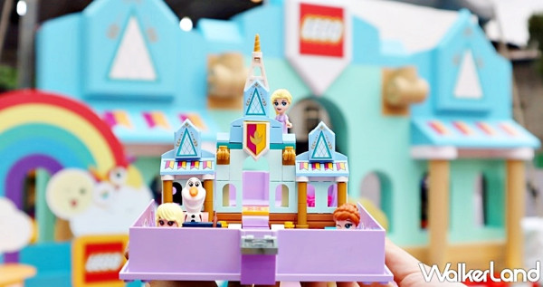 專屬小女生的夢幻城堡！LEGO樂高打造放大版「迪士尼公主樂高城堡」快閃華山，超夢幻樂高玫瑰花、樂高攀岩讓少女心噴發。