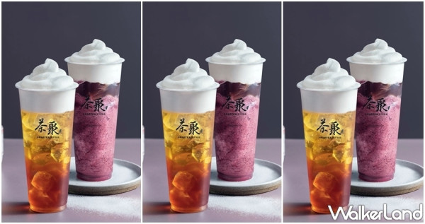 藍莓控準備好了！IG爆紅手搖飲「茶聚」推出全新飲品「踏雪尋莓冰沙」，140顆藍莓要讓你每一口都喝的到真材實料。