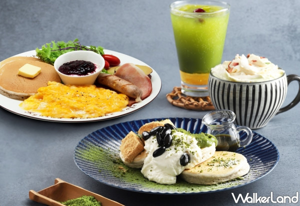 抹茶控每年都在等！九州鬆餅Café最新「抹色豆趣限定鬆餅」，超創新「豆漿抹茶醬、豆將蕨餅」打造抹茶季最夯口味。
