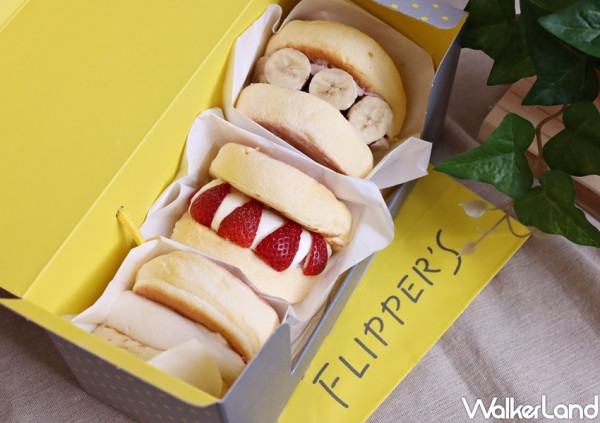 甜點控外帶下午茶！FLIPPER'S強勢推出「舒芙蕾漢堡三入組」外帶限定盒，全新「舒芙蕾夾心帕芙」讓甜點控吃下午茶打卡IG。