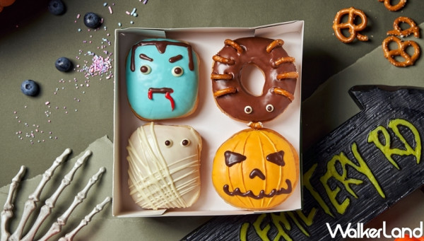 甜甜圈吃出新高度！Krispy Kreme「吸血鬼的召喚」萬聖節造型搶先曝光，超可愛吸血造型、搶攻萬聖節IG必拍熱搜排行榜。