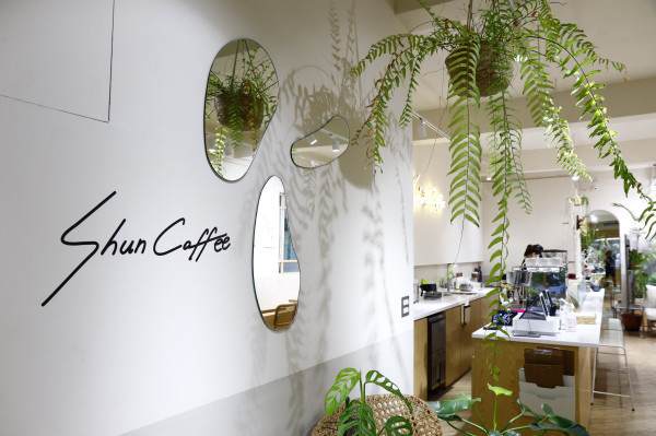 走進Shun Coffee店裡就像走入叢林一樣，被各種不同植物包圍，每隔個座位區精心擺設不同植栽，處處都有驚喜與新鮮感。