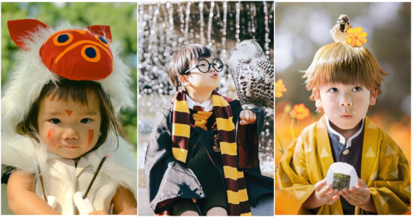 地表最萌cosplay！日本神手媽媽把小孩變成「哈利波特、吉卜力角色」挑戰最高完成度，可愛爆表就是要騙你生小孩。