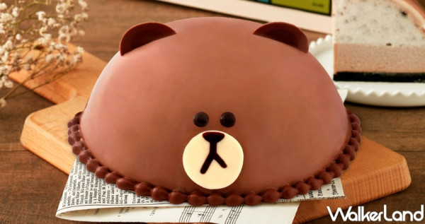 熊大蛋糕太可愛！COLD STONE「熊大冰淇淋蛋糕」準備大洗版，半圓形「巧克力熊大蛋糕」鐵粉拍到捨不得吃。