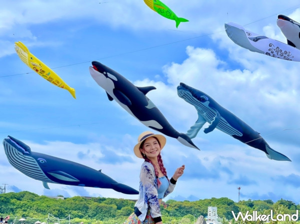 網美搶先拍一波！2022「旗津風箏節」正式開拍，超壯觀30隻鯨魚風箏、超長35米章魚風箏，好拍到讓人拍到不想回家。