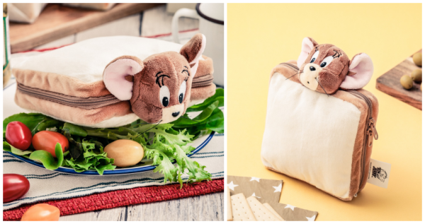 貓派鼠派失心瘋都買！日本搞笑「傑利鼠吐司收納包」領軍5款雜貨登場，撞到變形「正方體湯姆貓手提袋、圓扁傑利鼠零錢包」獵奇萌翻全要收。