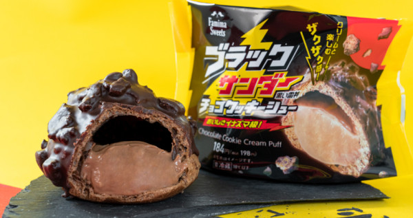 雷神新商品太欠吃！日本全家推出「雷神巧克力泡芙、雷神蛋塔」3款濃郁系甜點，「爆漿可可內餡」搶攻巧克力控必吃清單。