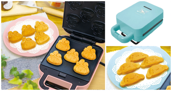 超萌三麗鷗人形燒開吃！日本「大耳狗、美樂蒂鬆餅機」可愛上市，加碼入手「Hello Kitty、酷洛米」4款造型鐵盤，全收才是真鐵粉。
