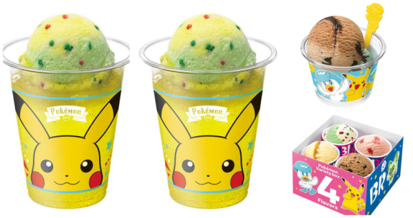 寶可夢迷吃起來！日本31冰淇淋「寶可夢冰淇淋」新品登場，超萌欠拍「皮卡丘漂浮蘇打、伊布霜淇淋」美味又消暑。