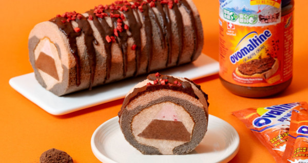 血糖飆升也吃爆！金帛手製Ｘ阿華田「麥芽可可雪糕捲」領軍3款聯名甜點，幸福爆棚「草莓蛋糕+麥芽可可雪糕」螞蟻人會愛。