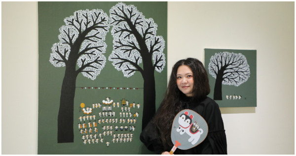 旅日藝術家Viga台南展覽登場！樹屋、安平燈塔、文旦樹入畫，描繪古都400年迷人風情。