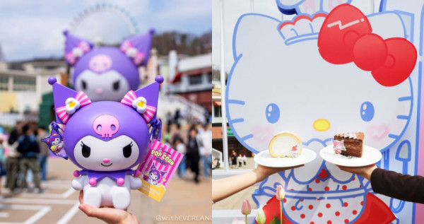 有酷洛米爆米花桶！韓國愛寶樂園「三麗鷗童話小鎮」萌翻，Hello Kitty、美樂蒂、大耳狗7大打卡點飛去拍。