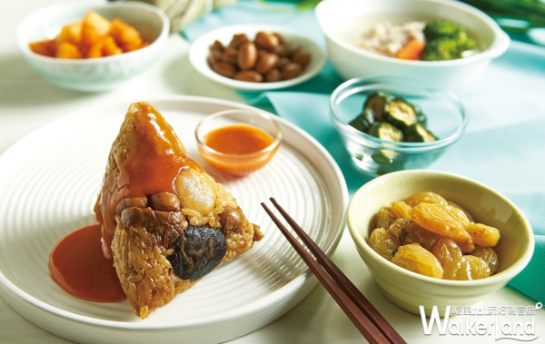 熱銷17年的粽子！欣葉餐廳推出「18道工序師傅手作 - 干貝滷肉粽」，限時開賣。