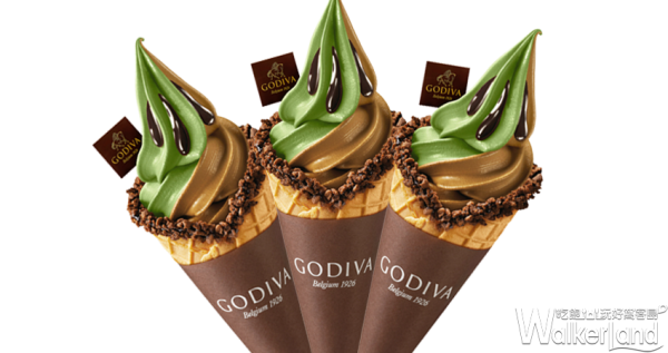 抹茶控尖叫聲不斷！GODIVA「抹茶巧克力霜淇淋」1/19強勢登場，「超濃系抹茶」讓你抹到天邊。