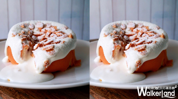 甜點控尖叫中！北海道十勝奶霜甜點「爆奶戚風蛋糕」，浮誇系爆漿秒殺甜點控相機記憶體。