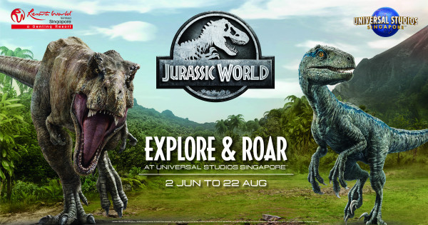 恐龍出沒！新加坡環球影城為你開啟史前冒險之旅 侏羅紀世界的遠古探險！
