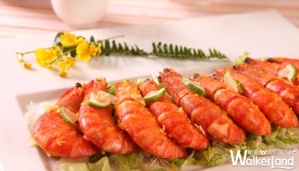 春天就是要「吃蝦」！高雄寒軒國際大飯店推出「霸王草蝦」挑戰不一樣的緊實Ｑ彈。