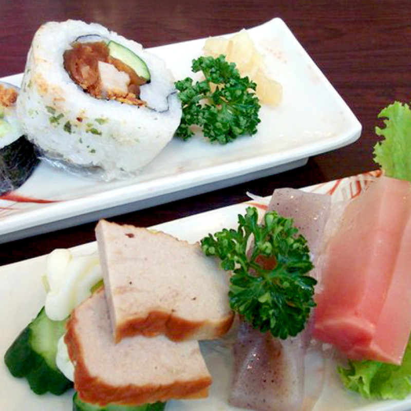 【台北素食中山區】日式料理吼嗨喲：富田素食日本料理，素食壽司與素食天婦羅的驚喜