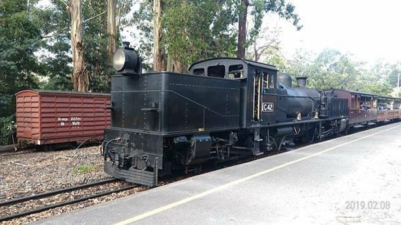 澳洲墨爾本的蒸氣骨董火車-普芬古董蒸汽火車 Puffing Billy Steam Railway