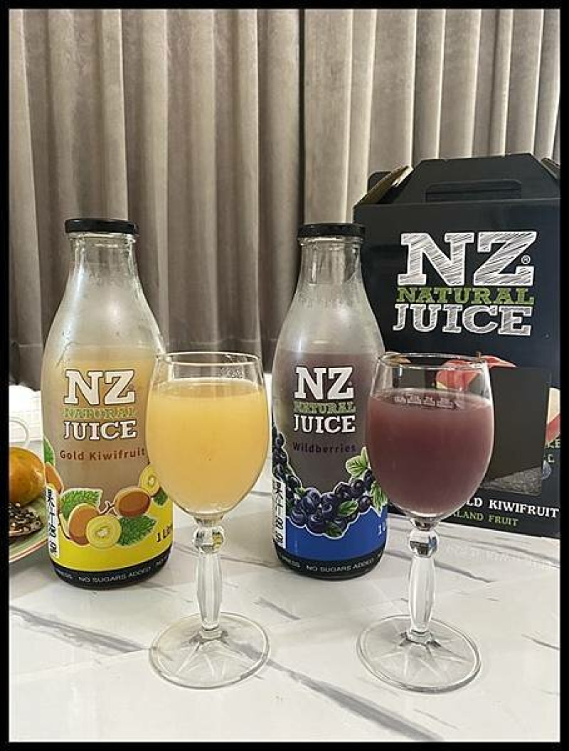 【過年飲品推薦】【NZ Juice】非濃縮還原果汁『黃金奇異果汁』 &『綜合野莓果汁』陪我們年節幸福團聚，為家