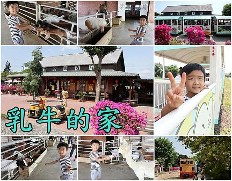 【台南柳營區】『乳牛的家』~親子景點，五分小火車小小糖鐵之旅，與動物近距離接觸，純樸的懷舊童玩。