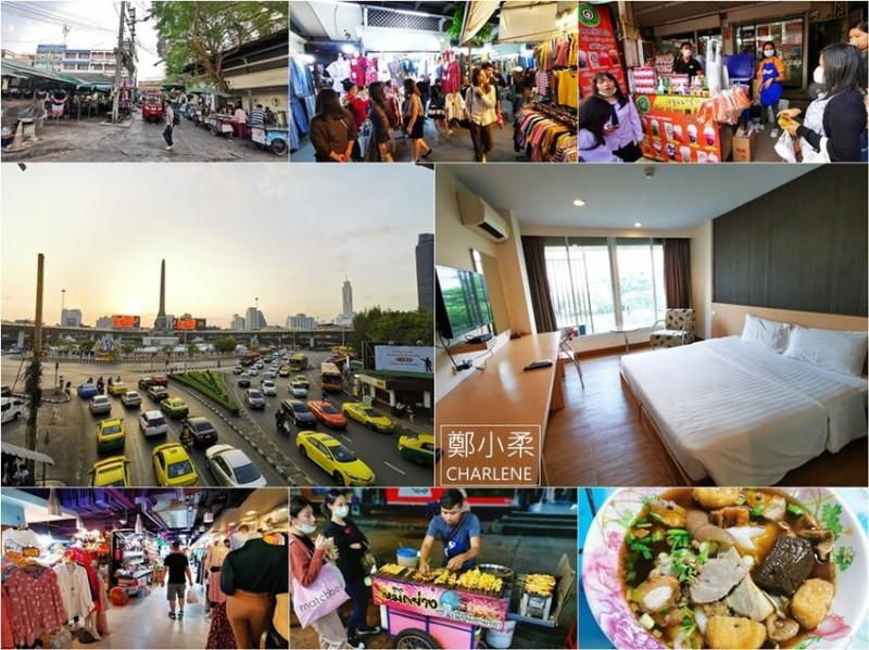 泰國曼谷|BTS勝利紀念碑站夜市Victory Monument+S3公園住宅S3 Residence Park-重要交通樞紐住宿推薦