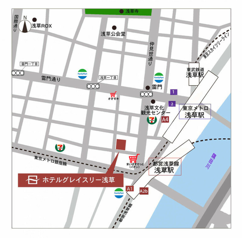 (東京淺草住宿) 格拉斯麗淺草飯店 Hotel Gracery Asakusa|有晴空塔景觀房和大浴缸，有地鐵可直達成田機場
