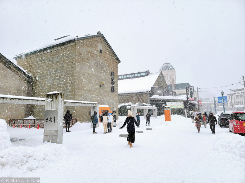 【日本北海道】大雪紛飛的小樽運河＆小樽北菓樓總店
