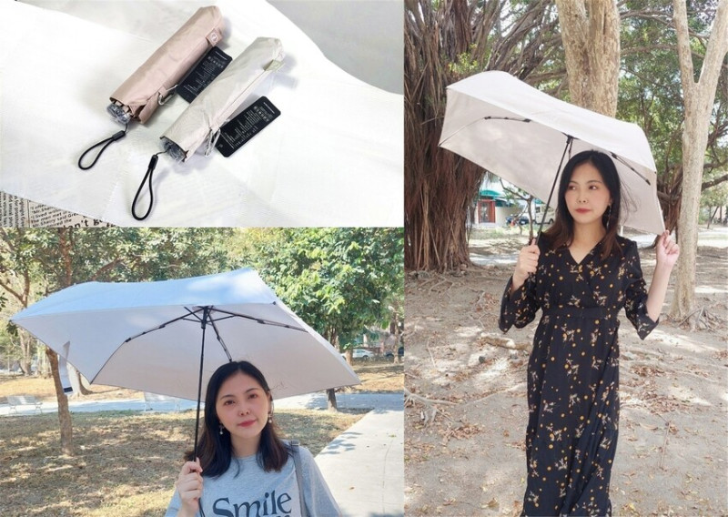 穿搭｜check2check 超微米輕量抗UV極鋒傘，超級無敵輕巧好用的防曬傘推薦🧡