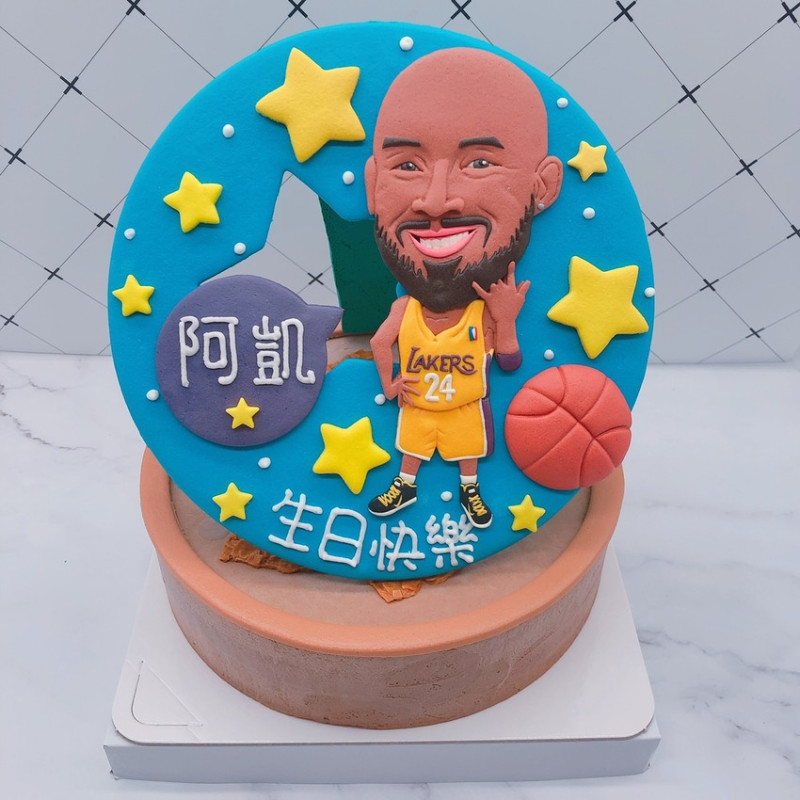 台北Kobe Bryant生日蛋糕手作推薦，NBA客製化蛋糕作品分享