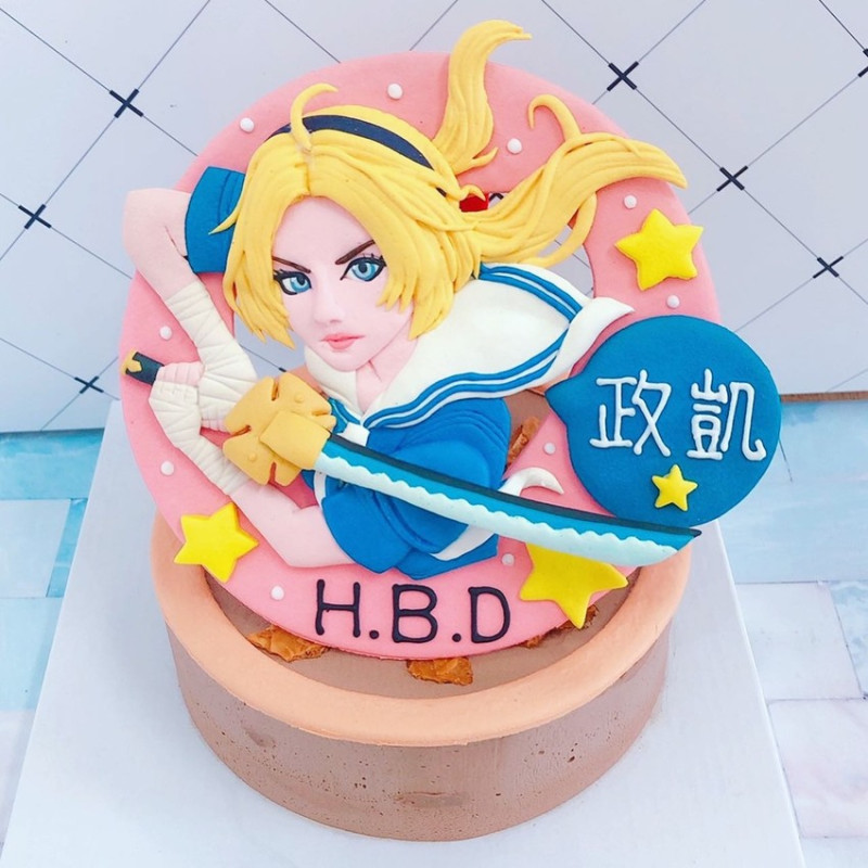 傳說對決生日蛋糕開箱，台北超逼真的刀鋒寶貝造型蛋糕開箱分享