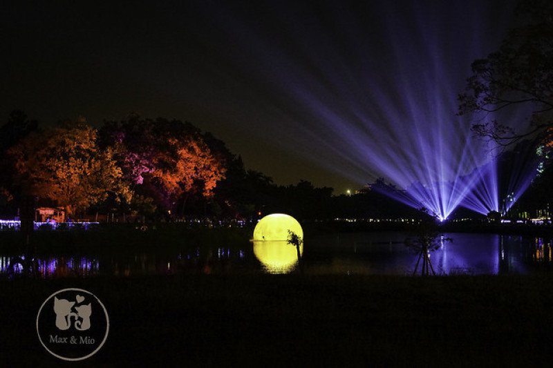 2020嘉義光織影舞—巨大月球掉進湖裡！？來欣賞免門票如夢似幻的燈光影展吧～！