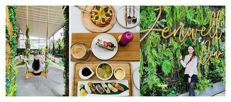 【台北 大直】Denwell Cana 輕餐廳//2021新開幕 森林系戶外輕餐廳 走入秘境藤蔓盪鞦韆 各式異國料理特色飲品