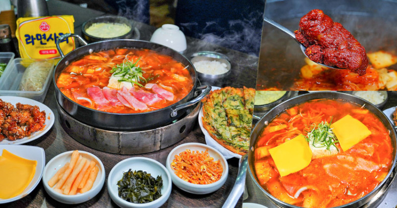 韓國先生 部隊鍋吃到飽199元超高CP值，免需服務費、經典韓式泡菜痛快享用 - 跟著尼力吃喝玩樂＆親子生活