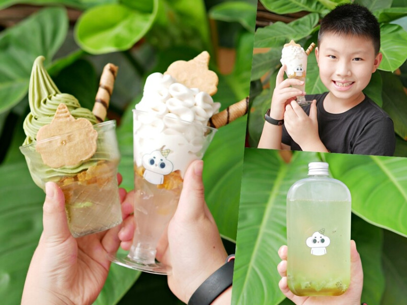 高雄美食『空氣分子霜淇淋』夢幻冰店打卡創意霜淇淋，設計系女孩一手打造的巷弄午茶空間！
