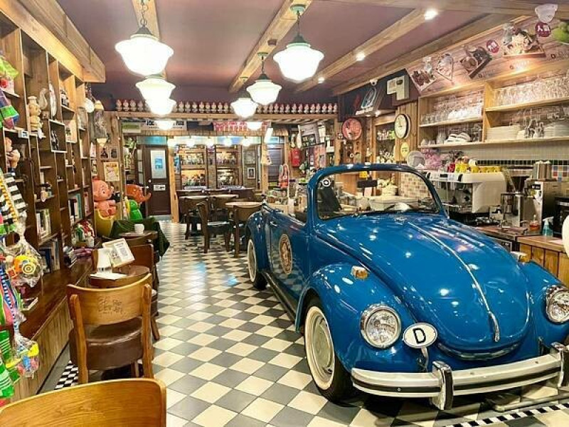 【咖啡空間】台北｜Museum Coffee 50年代博物館咖啡｜超卡哇咿的復古懷舊咖啡館