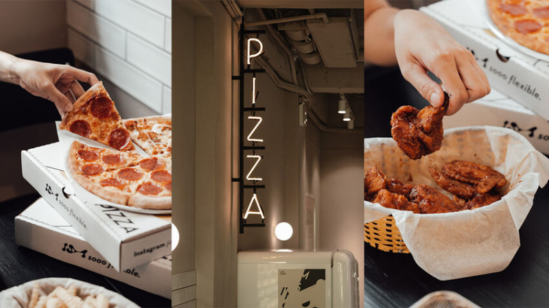 新北新莊｜JIM'S PIZZA 新莊店-一個人也可以吃得風格披薩店，15種口味混搭玩創意 - 大妹吃太飽
