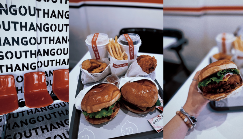 新北板橋｜一天的開始就該用美味漢堡迎接！板橋在地品牌─Hang Out Burger很好漢堡料多味美！