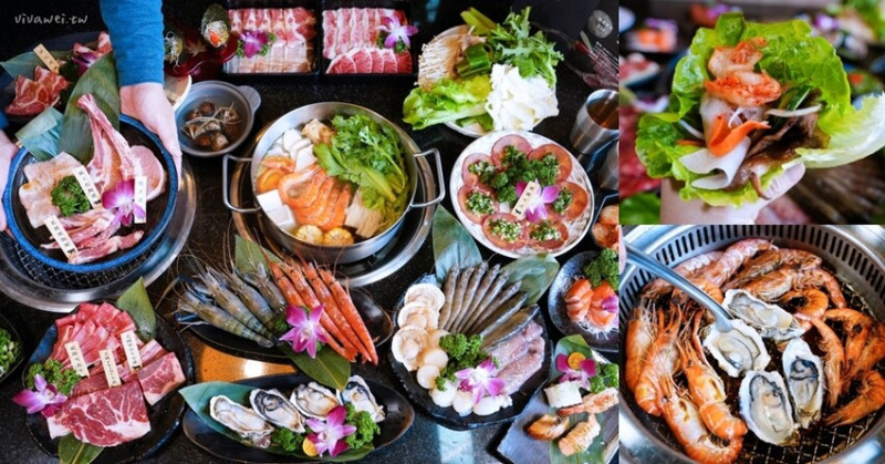 【日式石頭燒肉】好吃的燒肉及鍋物吃到飽～還有生魚片&握壽司等高品質食材（附設特約停車場）