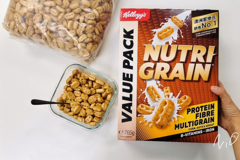 [食記。麥片]澳洲Kellogg's家樂氏【NUTRI-GRAIN®】蛋白穀物早餐脆片 #原裝進口 #好市多