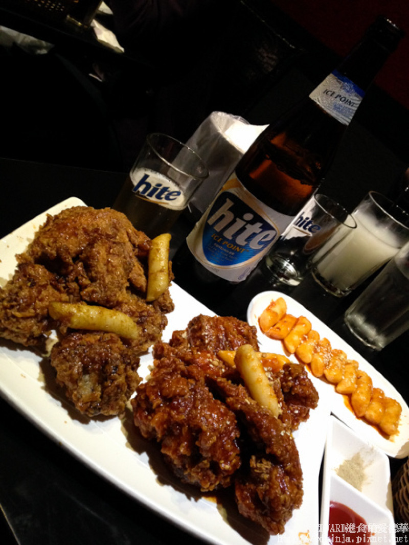 [食記]台北松山 來自星星的你 千頌伊最愛的炸雞配啤酒 福氣韓國炸雞 치킨인복 Chicken in Bok & Beer
