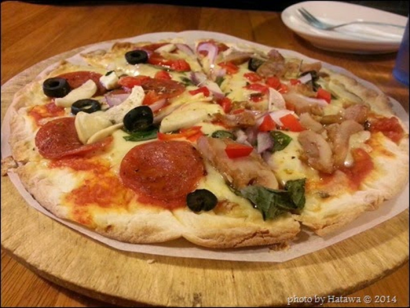 
【享食】台北內湖 ♣ 炭為觀止 - 窯烤披薩屋 ψ 平價薄皮披薩料理
