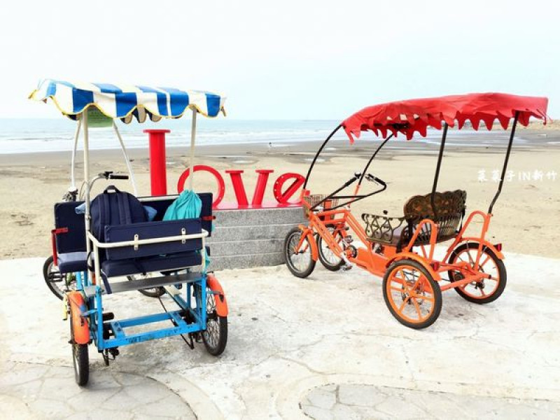 [新竹]南寮漁港|海鮮餐廳漁港風光|午後悠閒的腳踏車之旅|17公里海岸線|地中海式浪漫建築