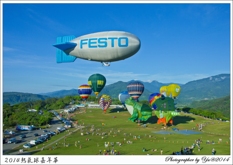 [遊記]【台東縣鹿野鄉】2014台灣國際熱氣球嘉年華。徜徉於台東鹿野高台