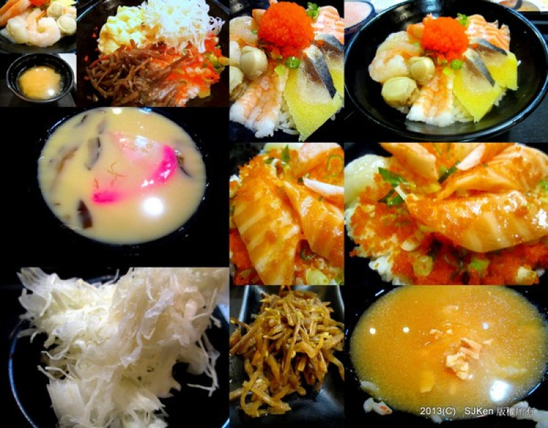 「定食8 」--- 新鮮豐富快速上菜的日本料理