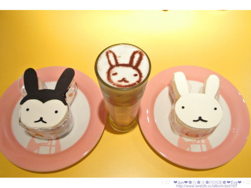 【食記】oO。。台北　ARANZI CAFE（阿朗基）　超可愛的兔兔蛋糕，能不吃嘛？！。o○。