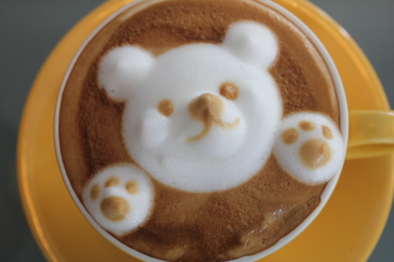 【台中】52 cafe，小熊咖啡，俏皮的小熊早晨！！